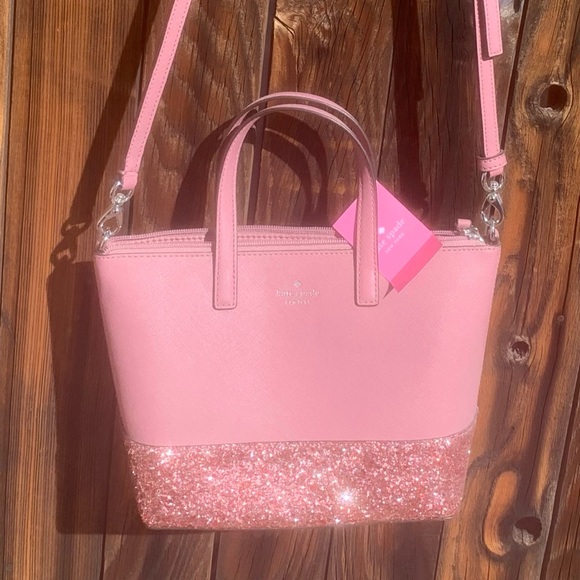 Kate Spade Dusty Peon Glitter Bottom purse. - Picture 2 of 6